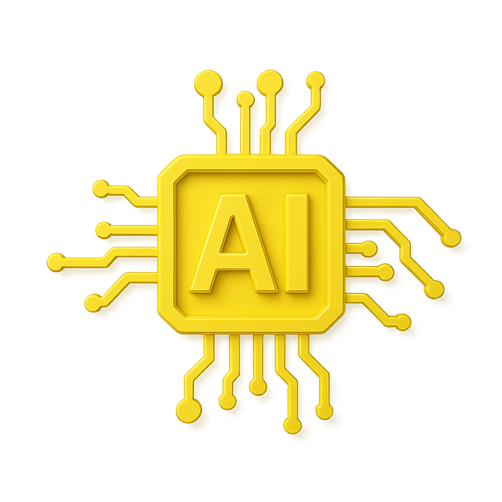 AI 3D Logo in gold