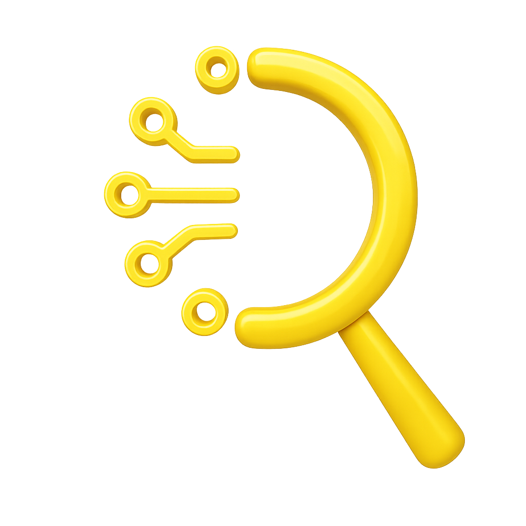 Smarte Suche - Icon Lupe SEO und GEO