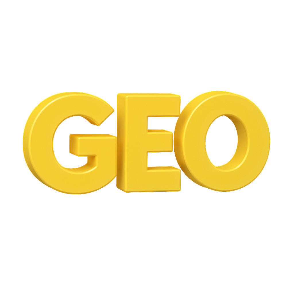 GEO 3D Schriftzug