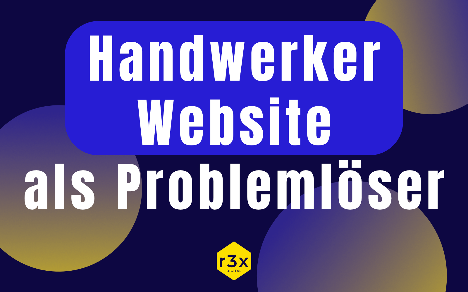 Handwerker Website Blog Cover