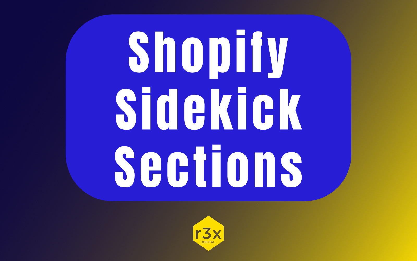 Shopify Anleitung. Shopify Sidekick Blog Cover